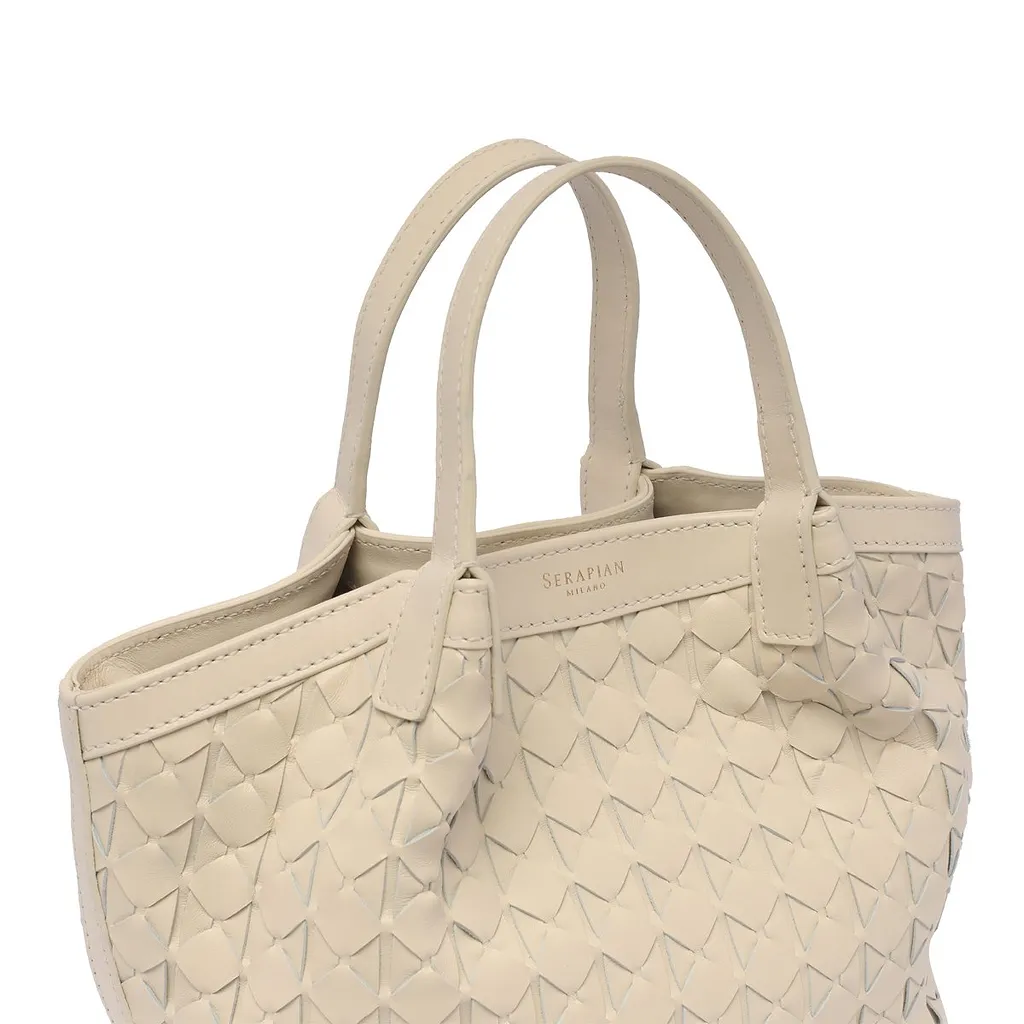 Serapian Mini Secret Mosaico Top Handle Bag