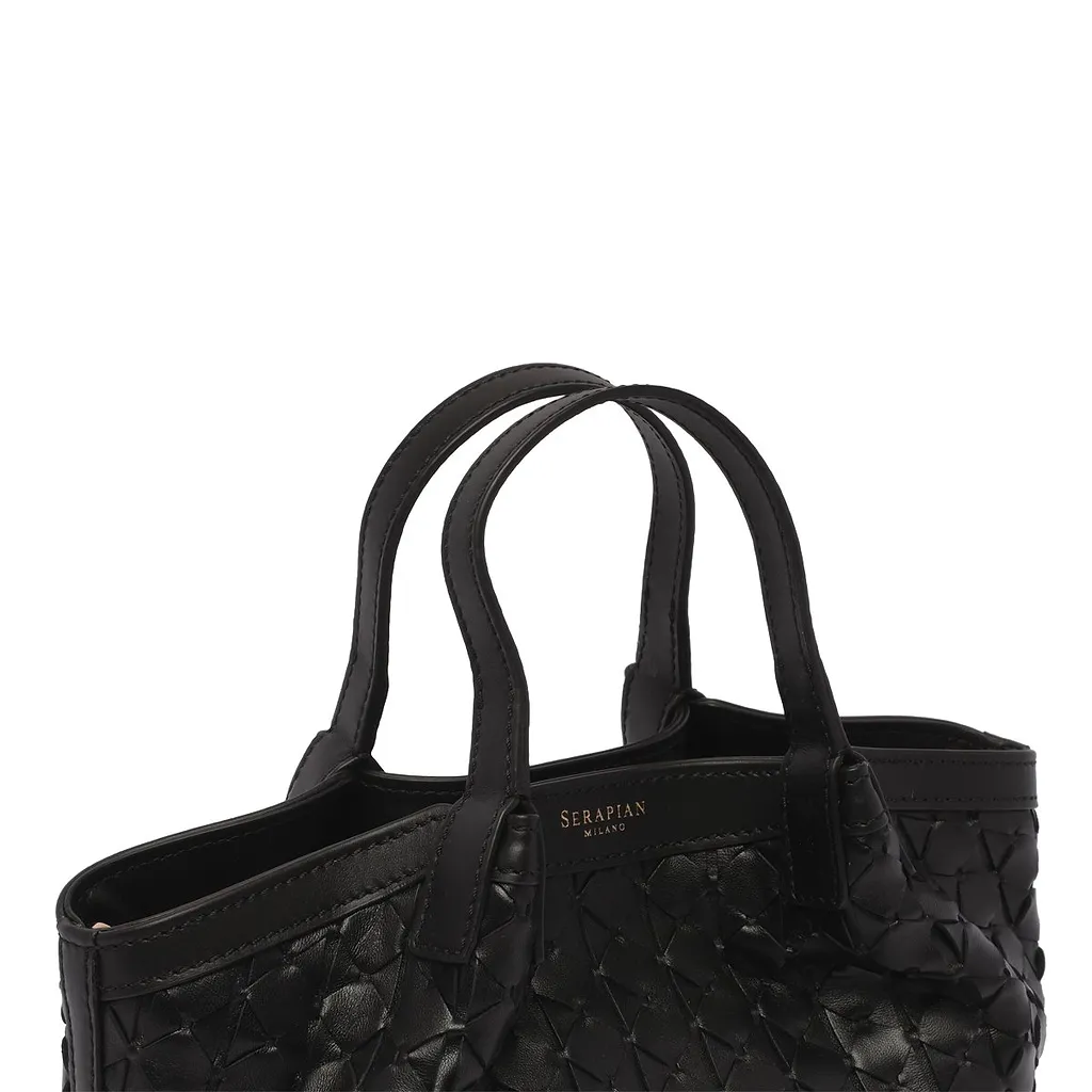 Serapian Mini Secret Mosaico Top Handle Bag