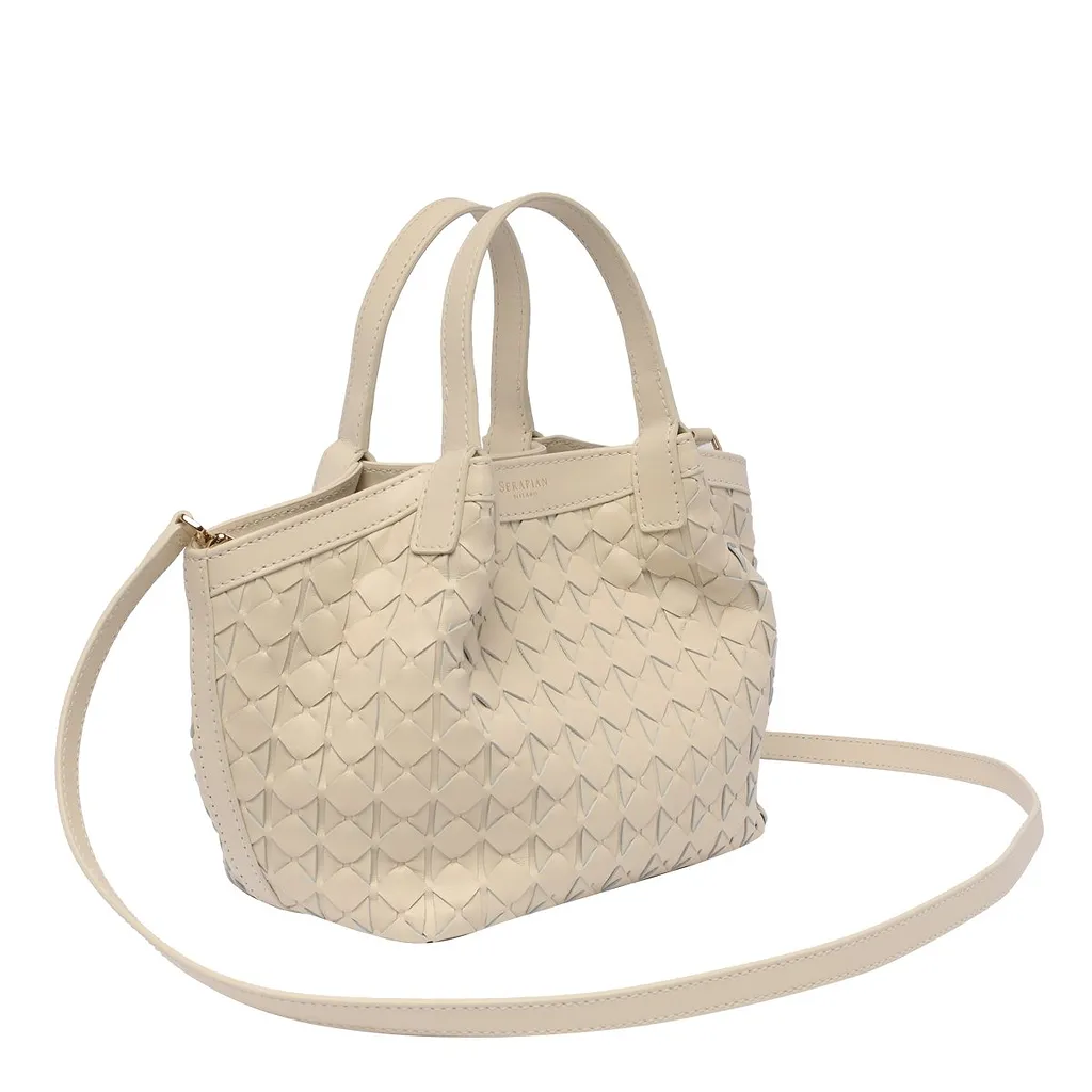 Serapian Mini Secret Mosaico Top Handle Bag
