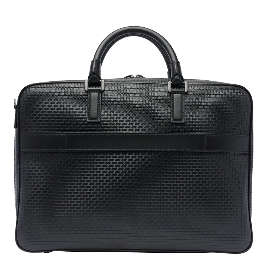 Zip-Up Slim Briefcase