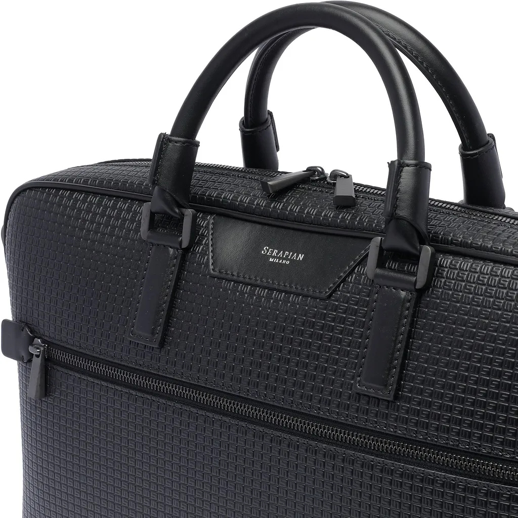 Zip-Up Slim Briefcase