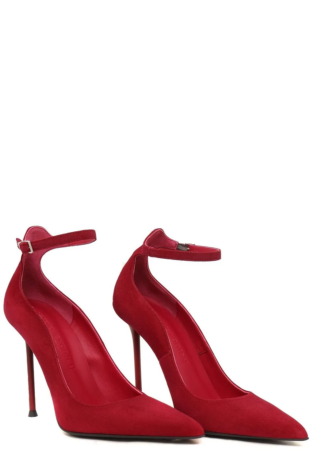 Sergio Levantesi Stiletto Heel Ankle Strap Pumps