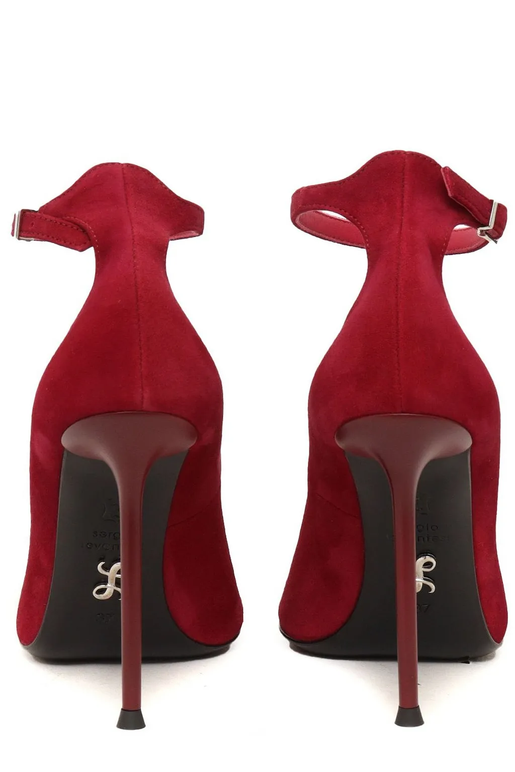 Sergio Levantesi Stiletto Heel Ankle Strap Pumps