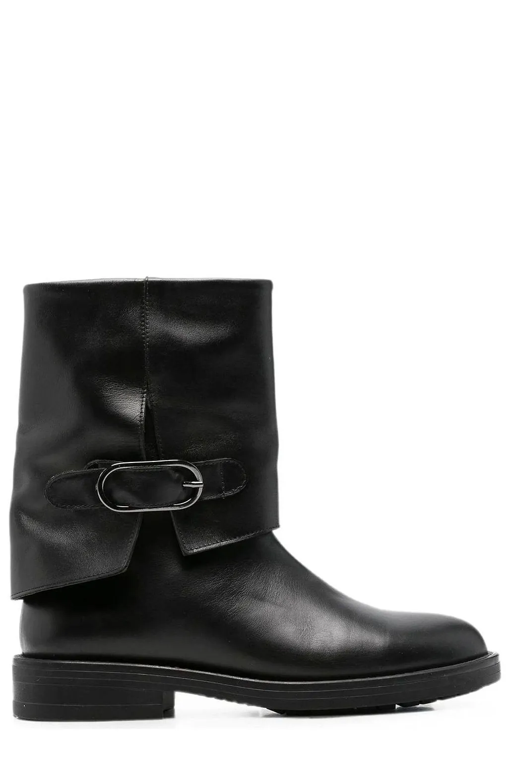 Sergio Moretti Buckle Ankle Boots