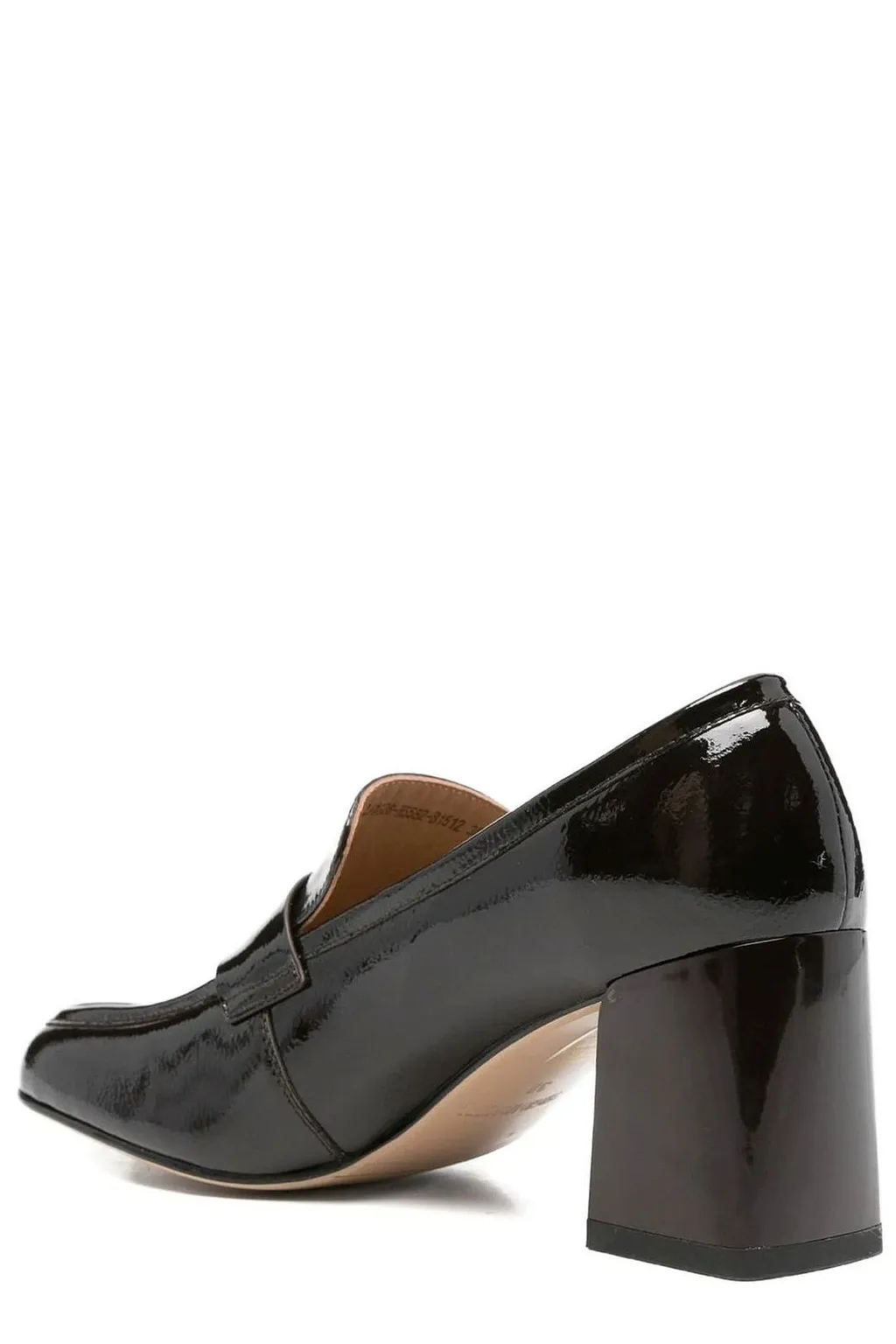 Sergio Moretti Block Heel Loafer Pumps