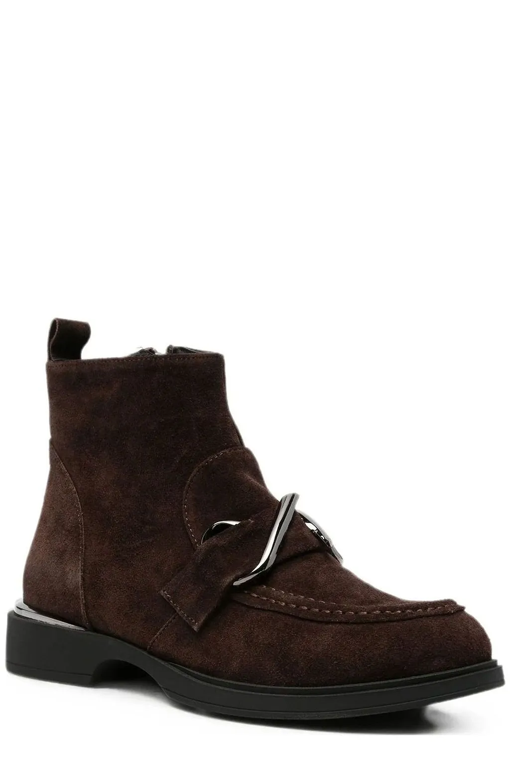 Sergio Moretti Buckled Ankle Boots