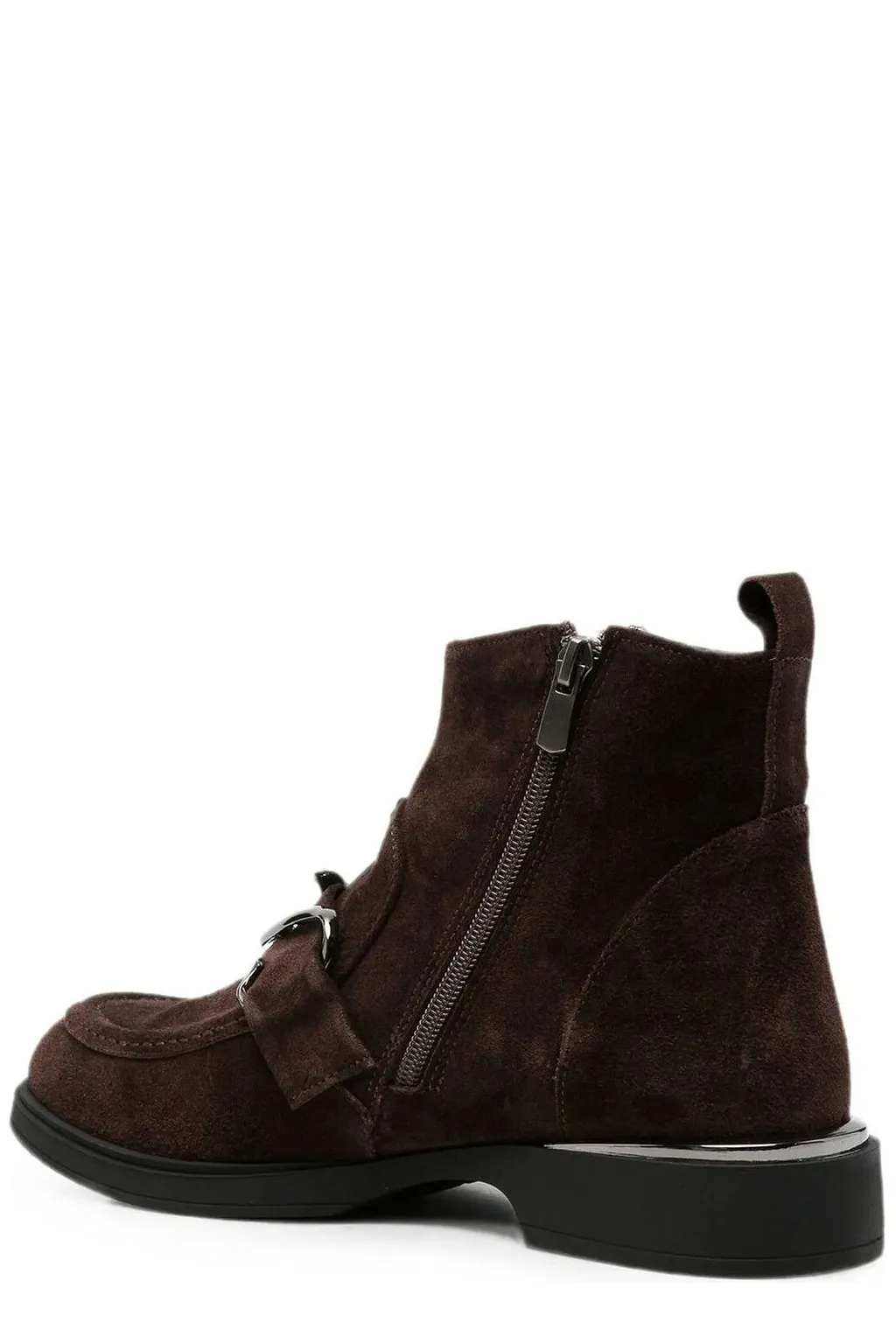 Sergio Moretti Buckled Ankle Boots