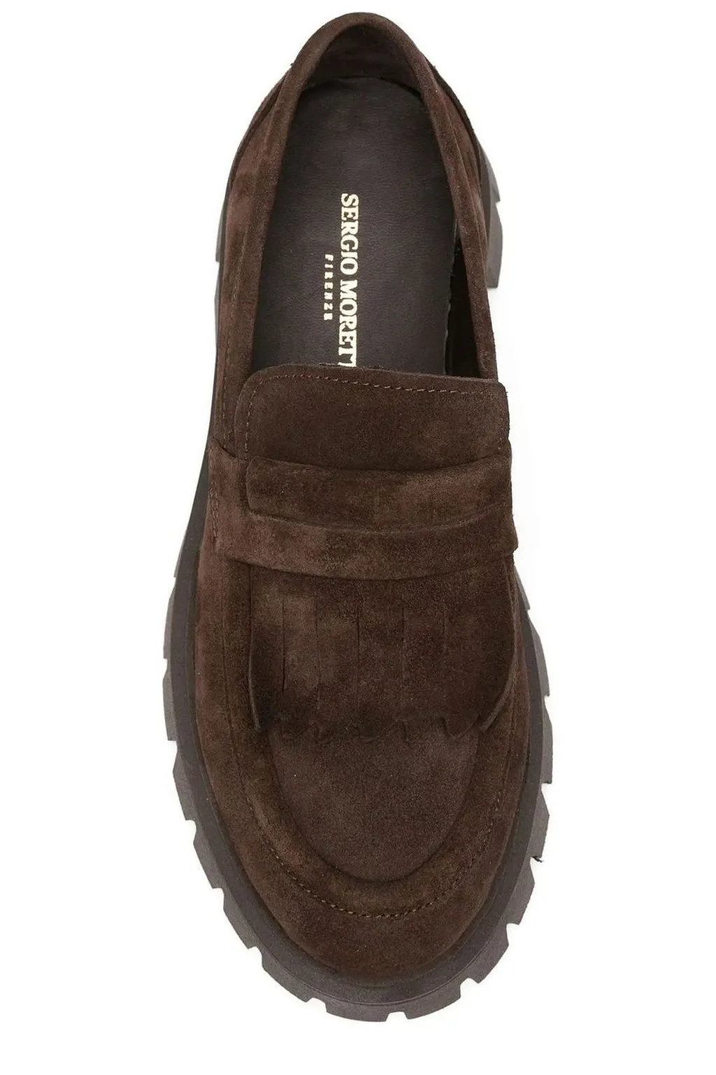 Sergio Moretti Chunky Sole Flat Shoes