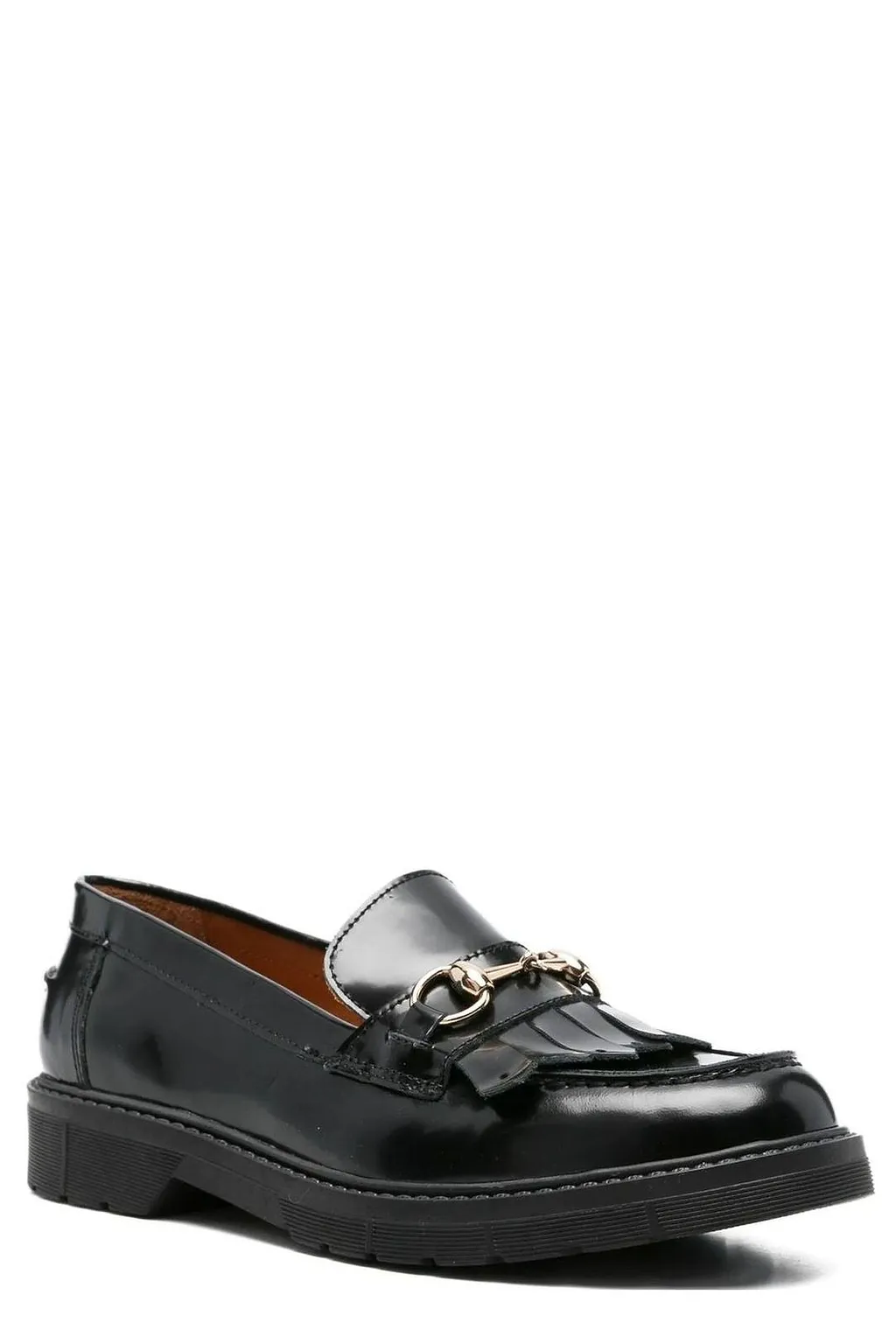 Sergio Moretti Fringed Chain Flat Shoes