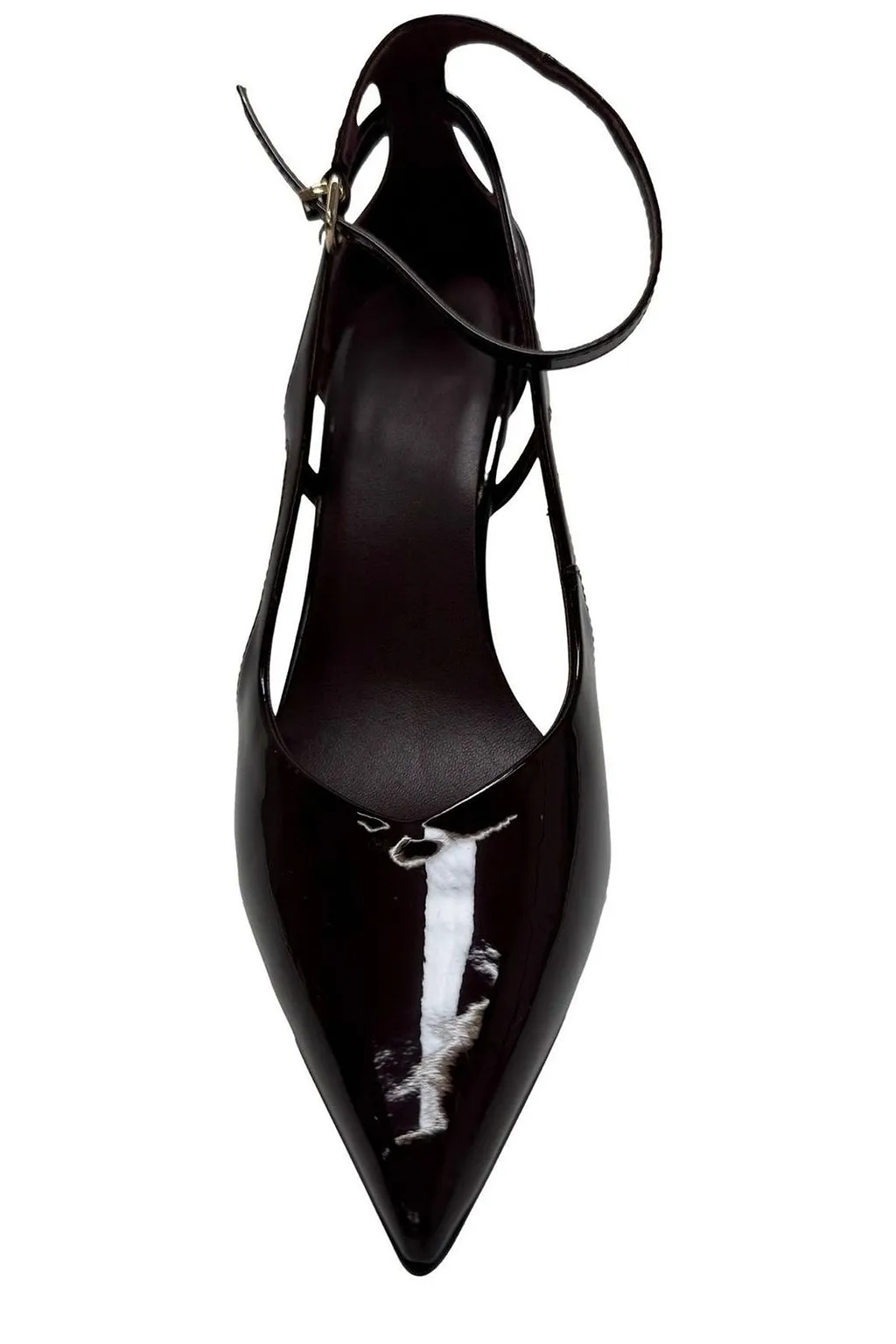 Sergio Moretti Cutout Ankle-Strap Heeled Pumps