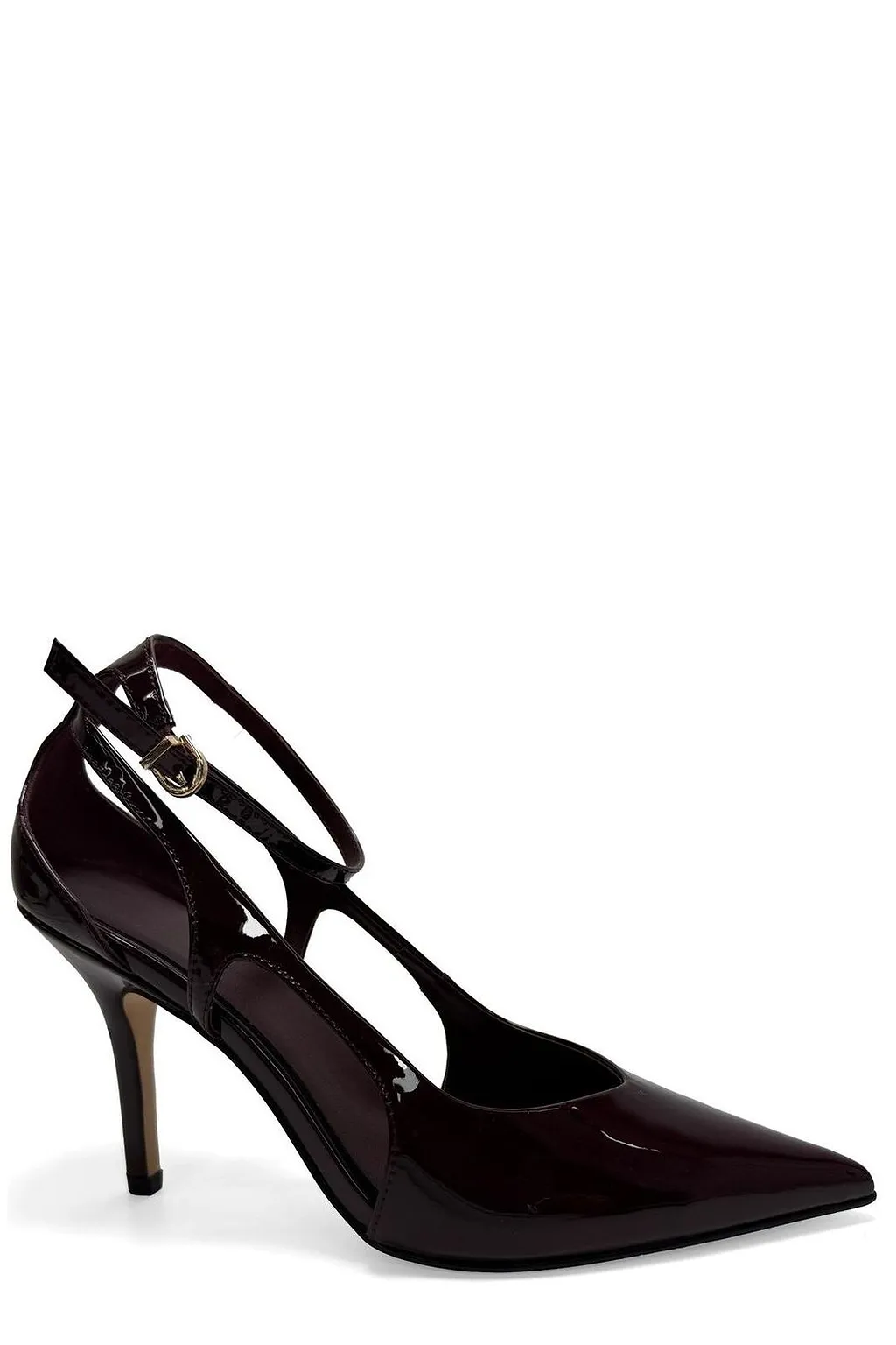 Sergio Moretti Cutout Ankle-Strap Heeled Pumps
