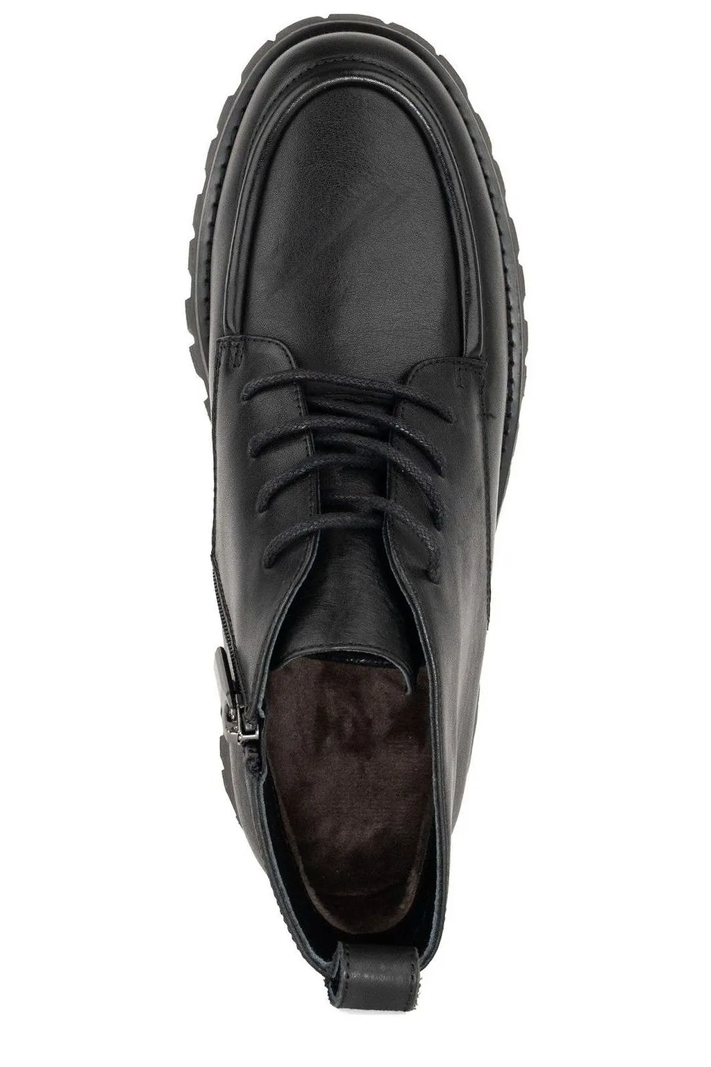 Sergio Moretti Lace-Up Flat Ankle Boots