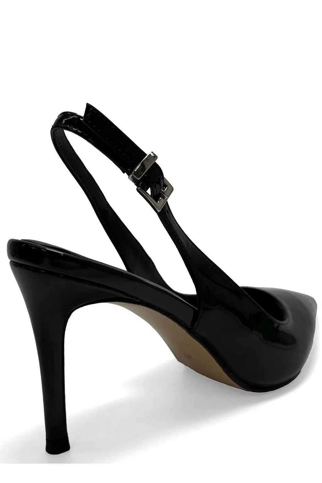Sergio Moretti Patent Slingback Heeled Pumps