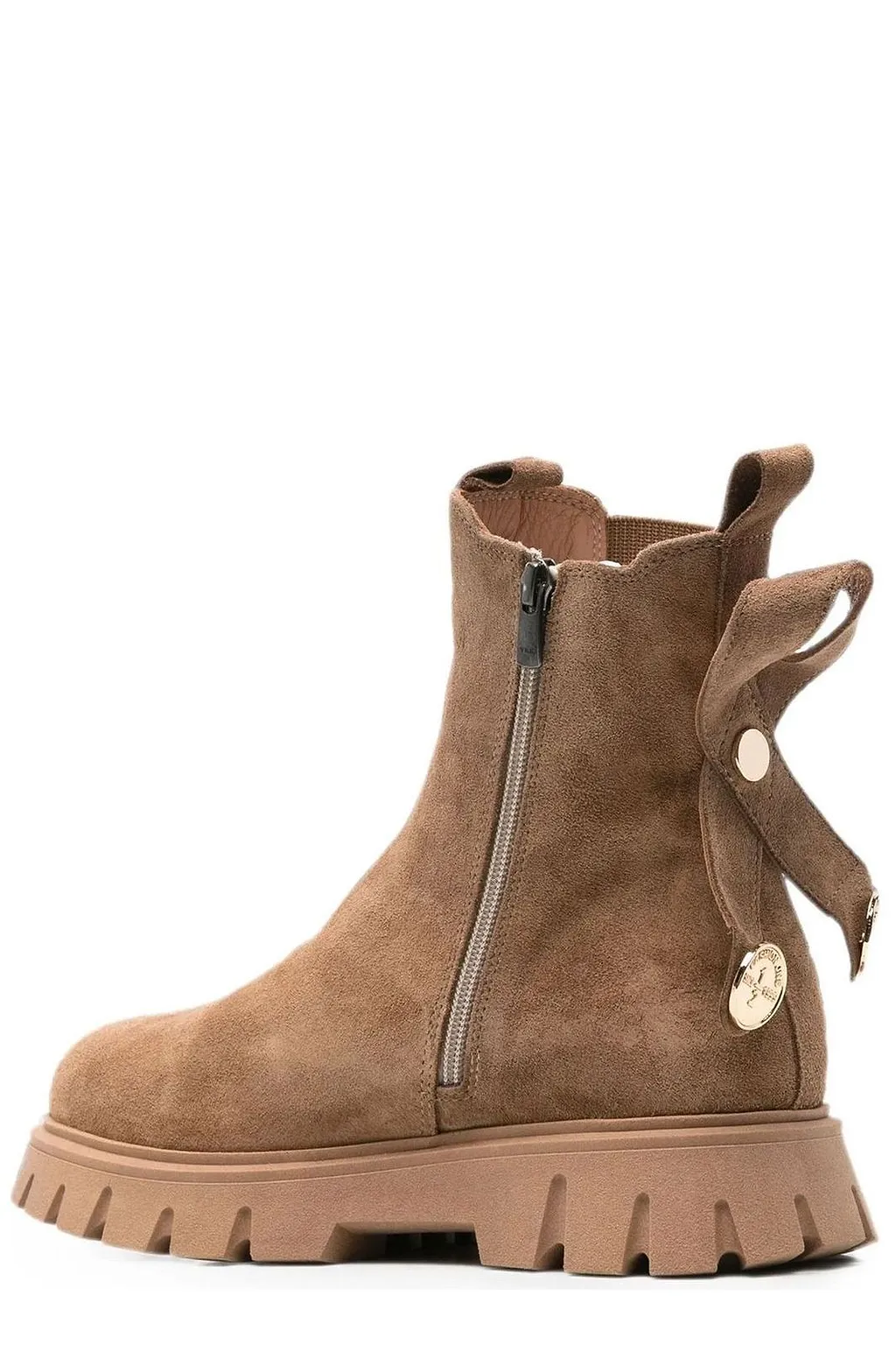 Sergio Moretti Lug-Sole Ankle Boots
