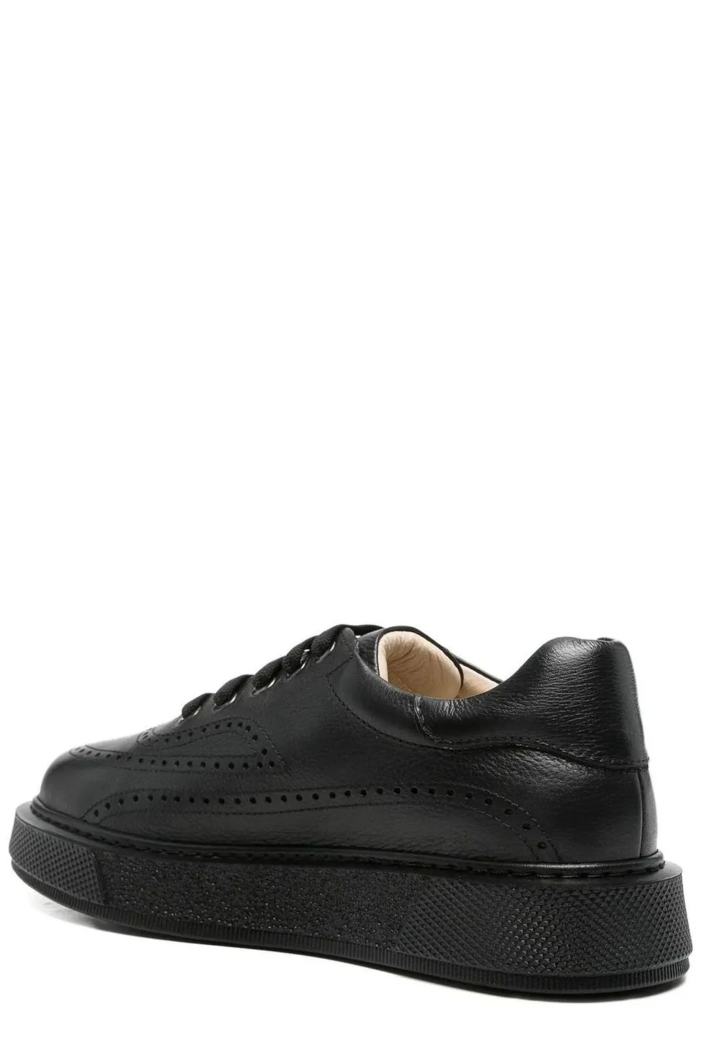 Sergio Moretti Platform Brogue Low-Top Sneakers