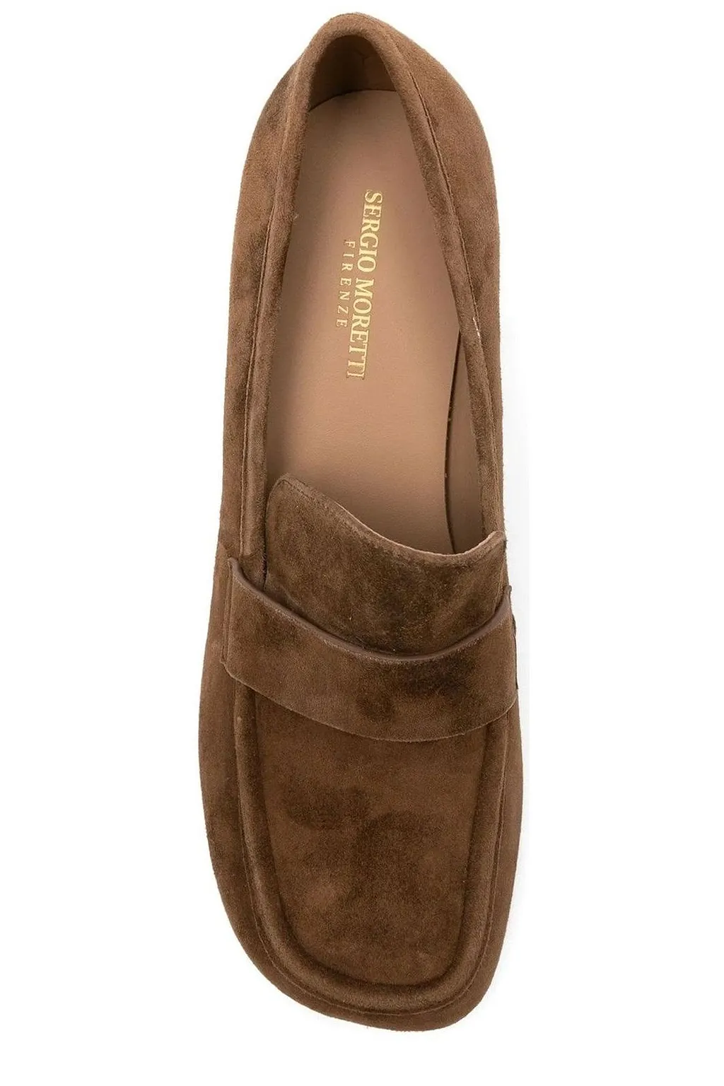 Sergio Moretti Penny-Strap Block Heeled Pumps