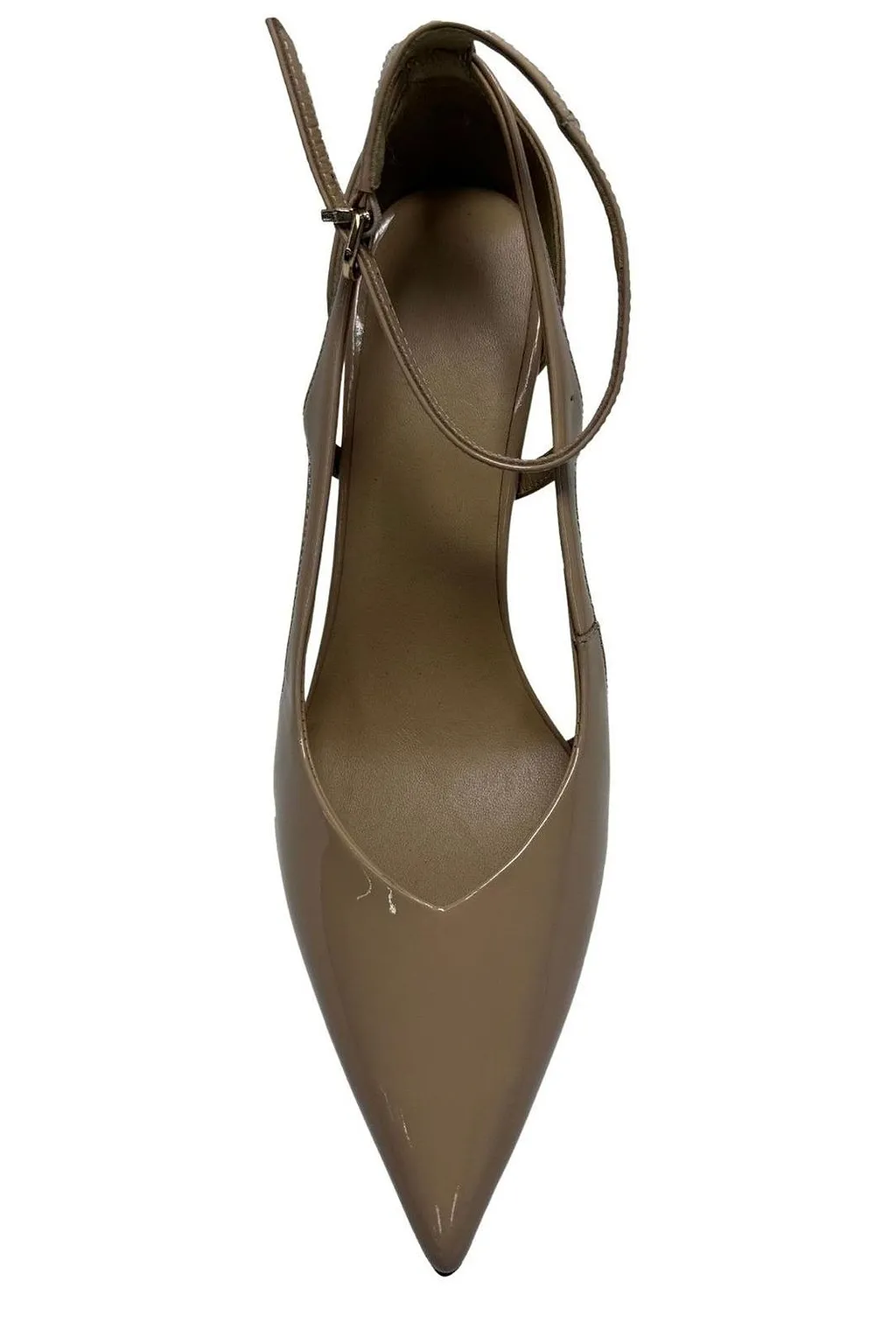 Sergio Moretti Patent Strappy Heeled Pumps