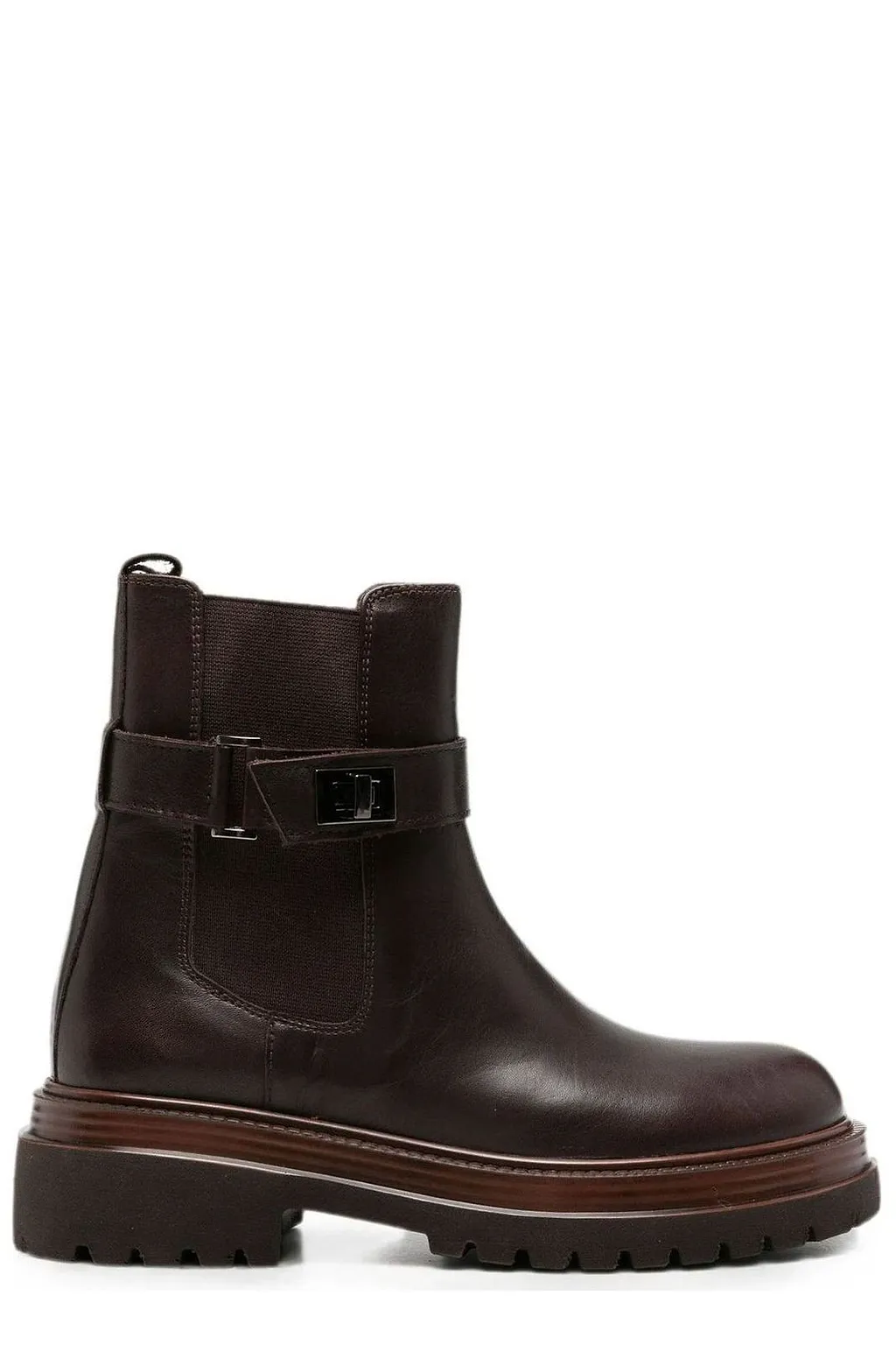 Sergio Moretti Strap Detail Ankle Boots