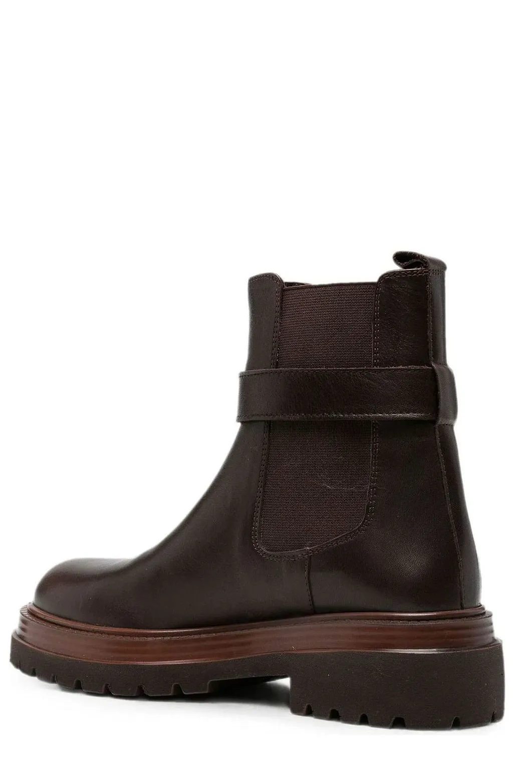 Sergio Moretti Strap Detail Ankle Boots
