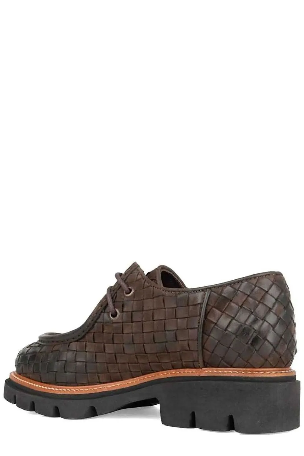 Sergio Moretti Woven Lace-Up Shoes