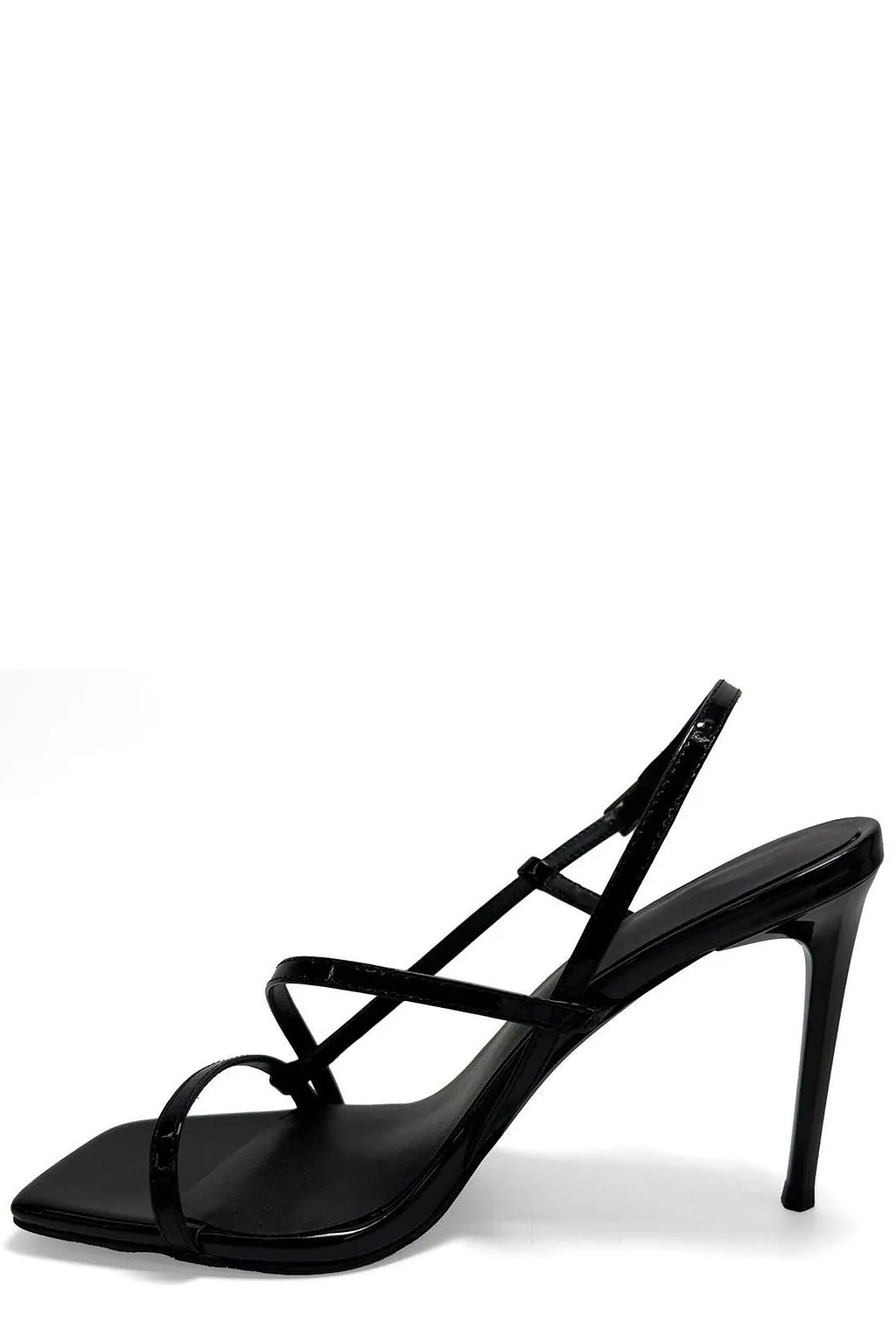 Sergio Moretti Strappy Square-Toe Heeled Sandals
