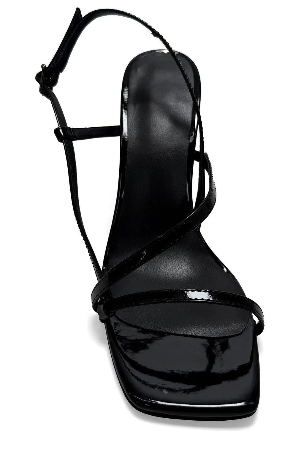 Sergio Moretti Strappy Square-Toe Heeled Sandals