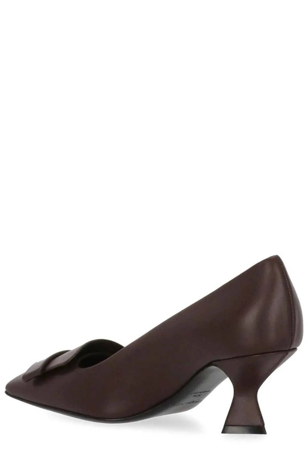 Sergio Rossi Bow Plaque Heeled Pumps