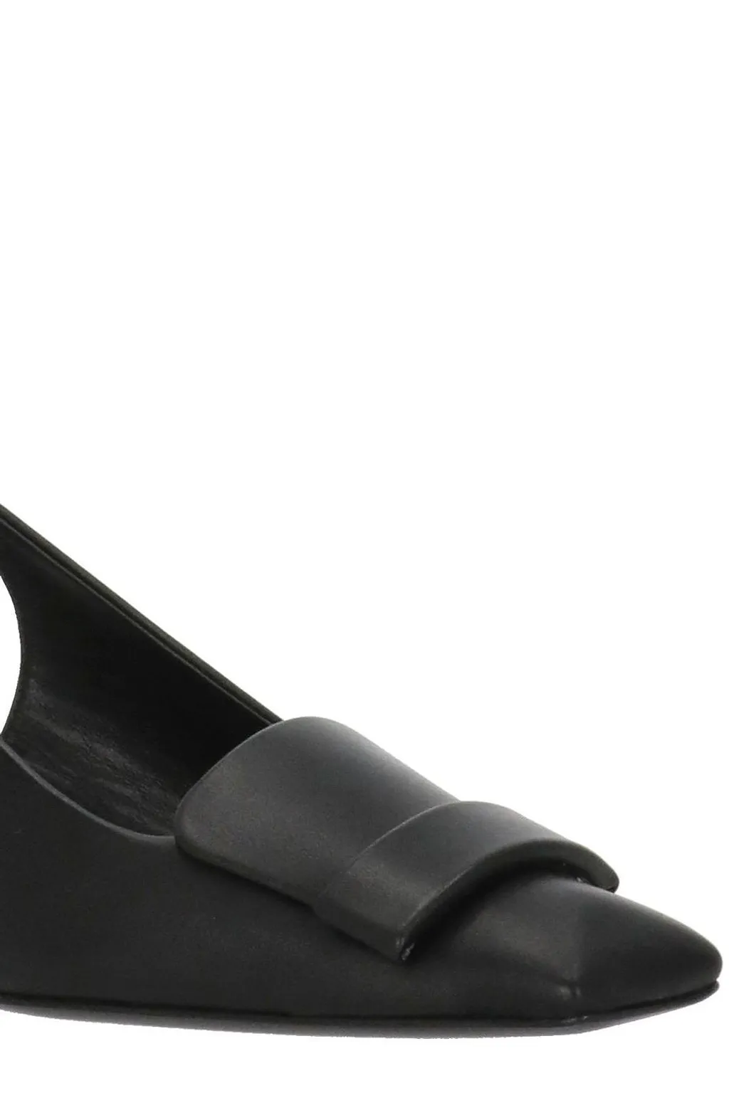 Sergio Rossi Bow Slingback Heeled Pumps