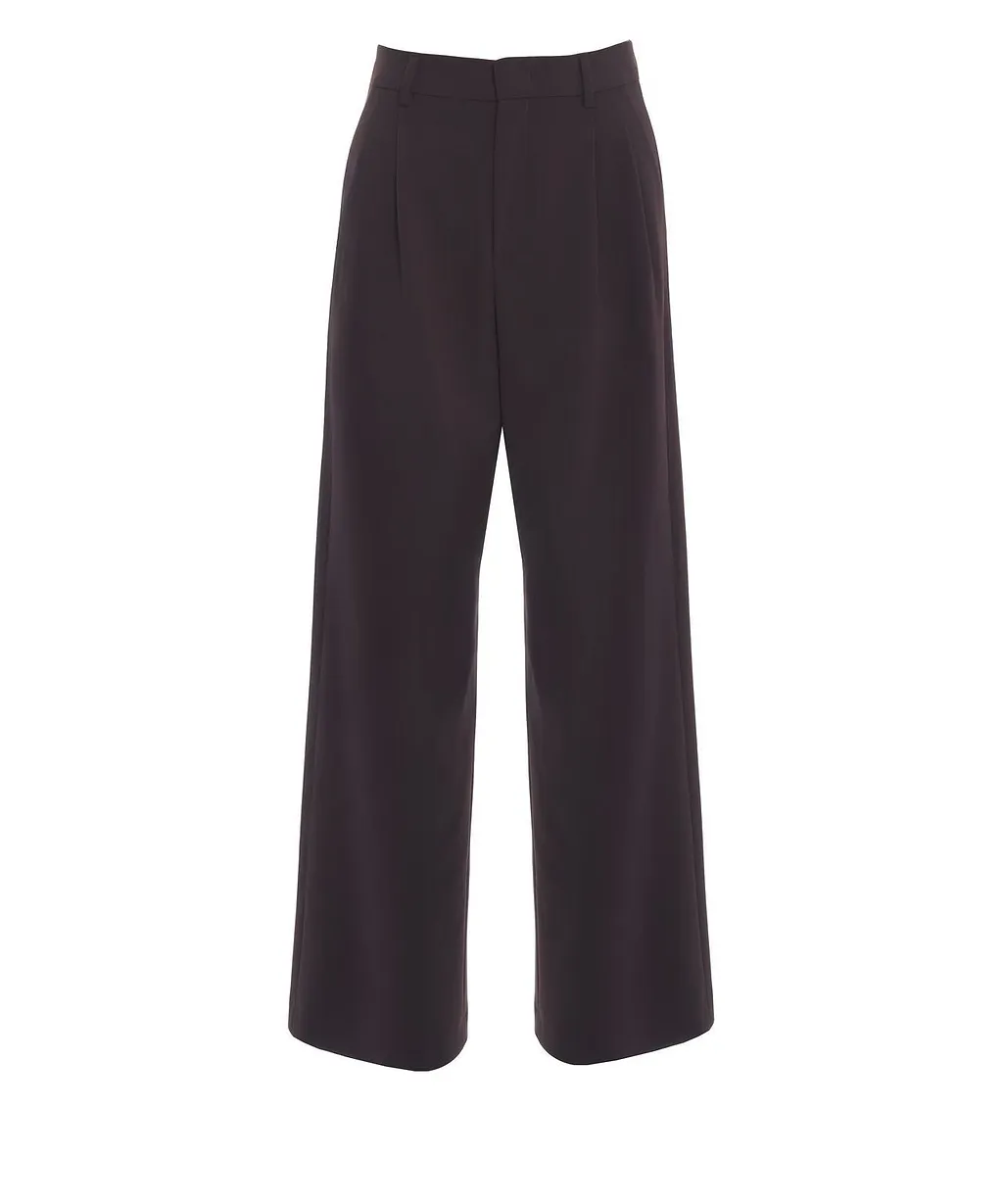 Pleated Wide Leg Pants