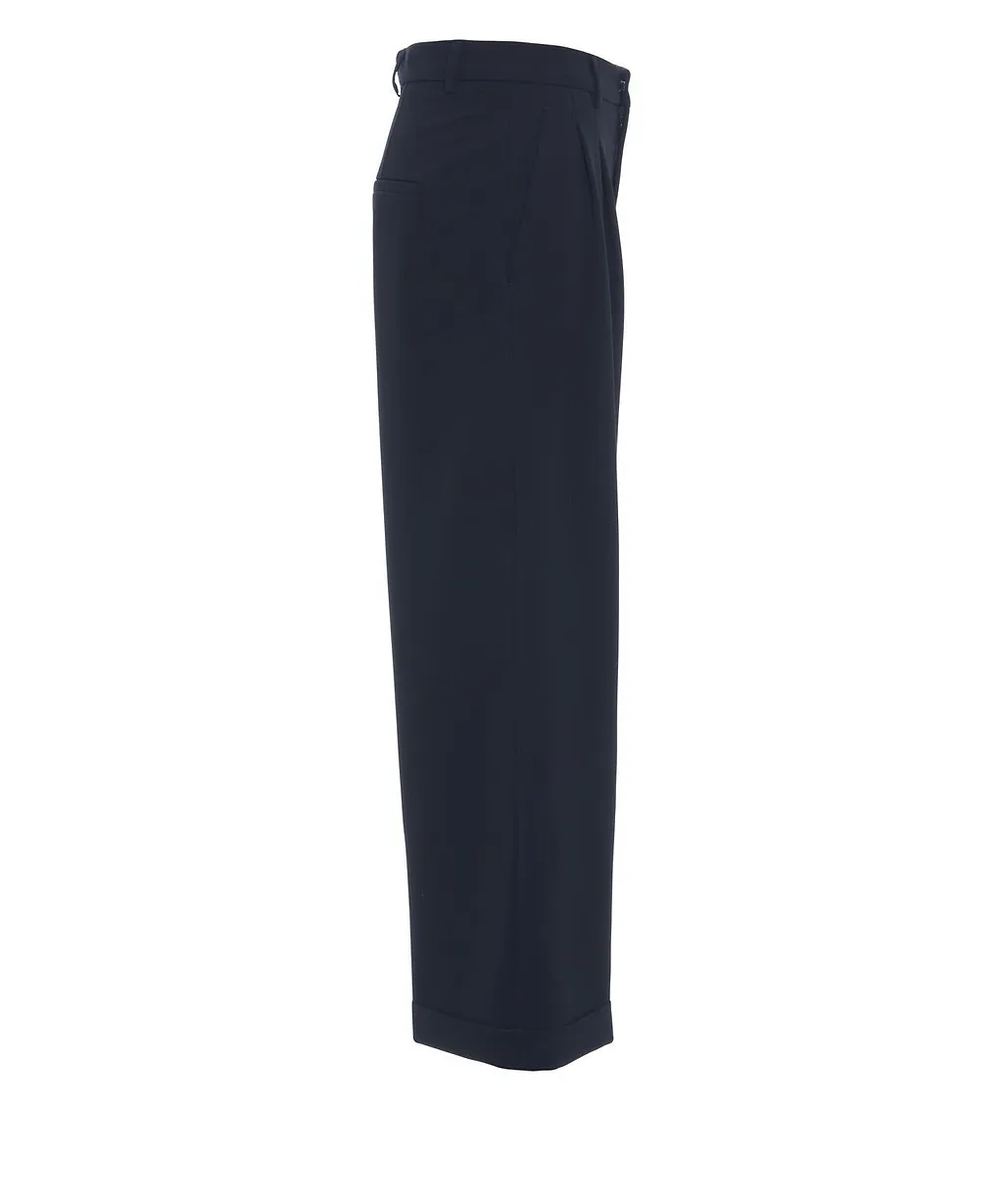Pleated Wide Leg Pants