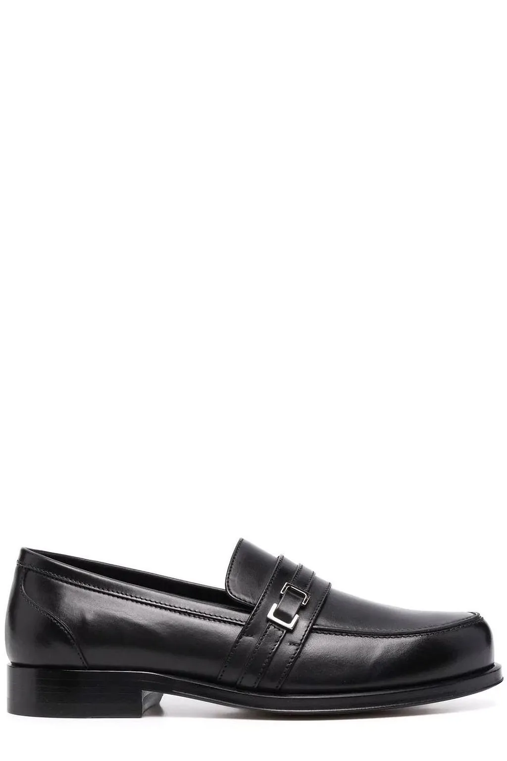 Sergio Rossi Round Toe Slip-On Loafers