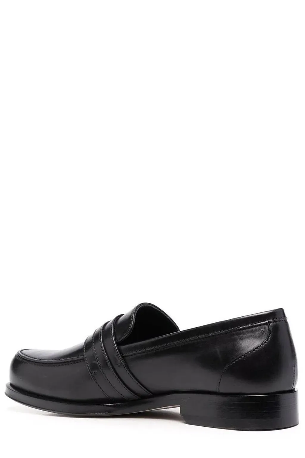Sergio Rossi Round Toe Slip-On Loafers