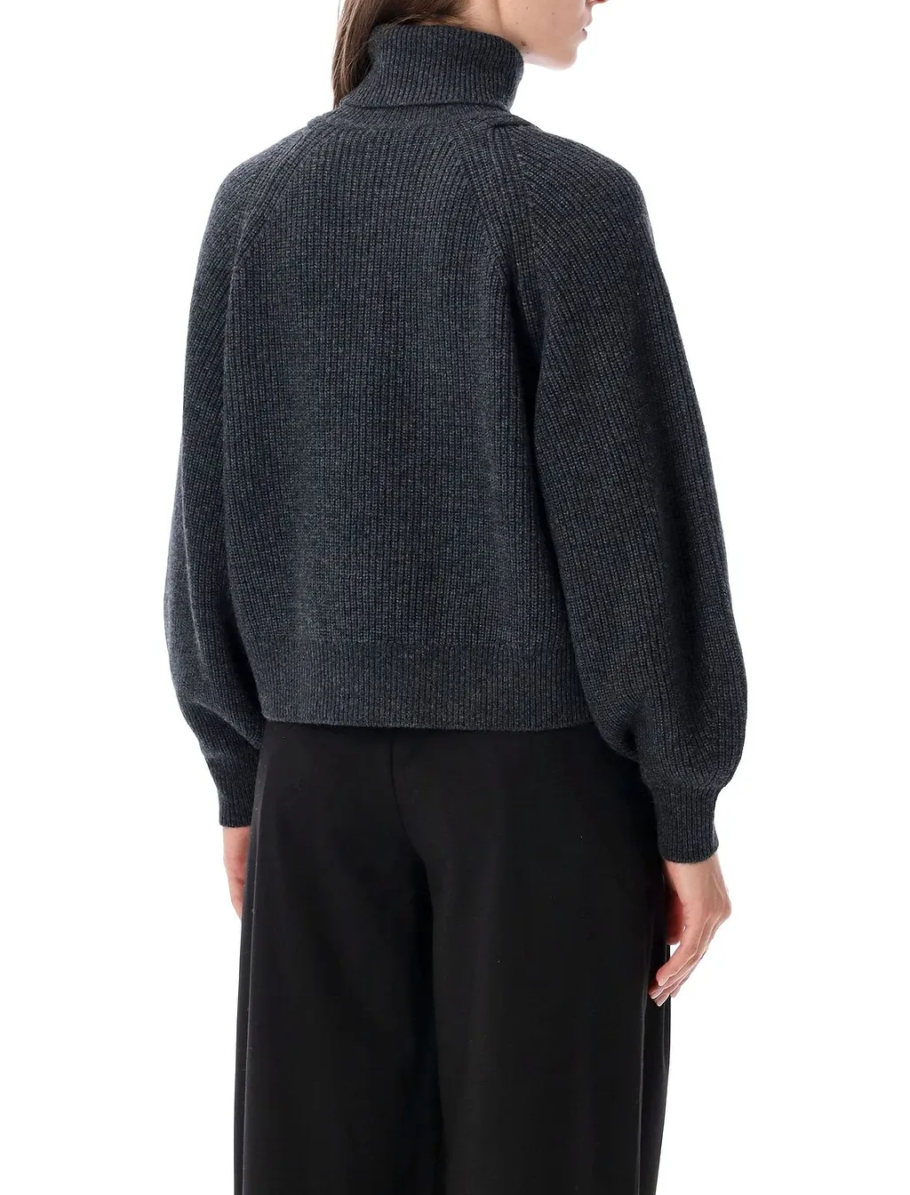 Yinga Cut-Out Turtleneck Knitted Sweater