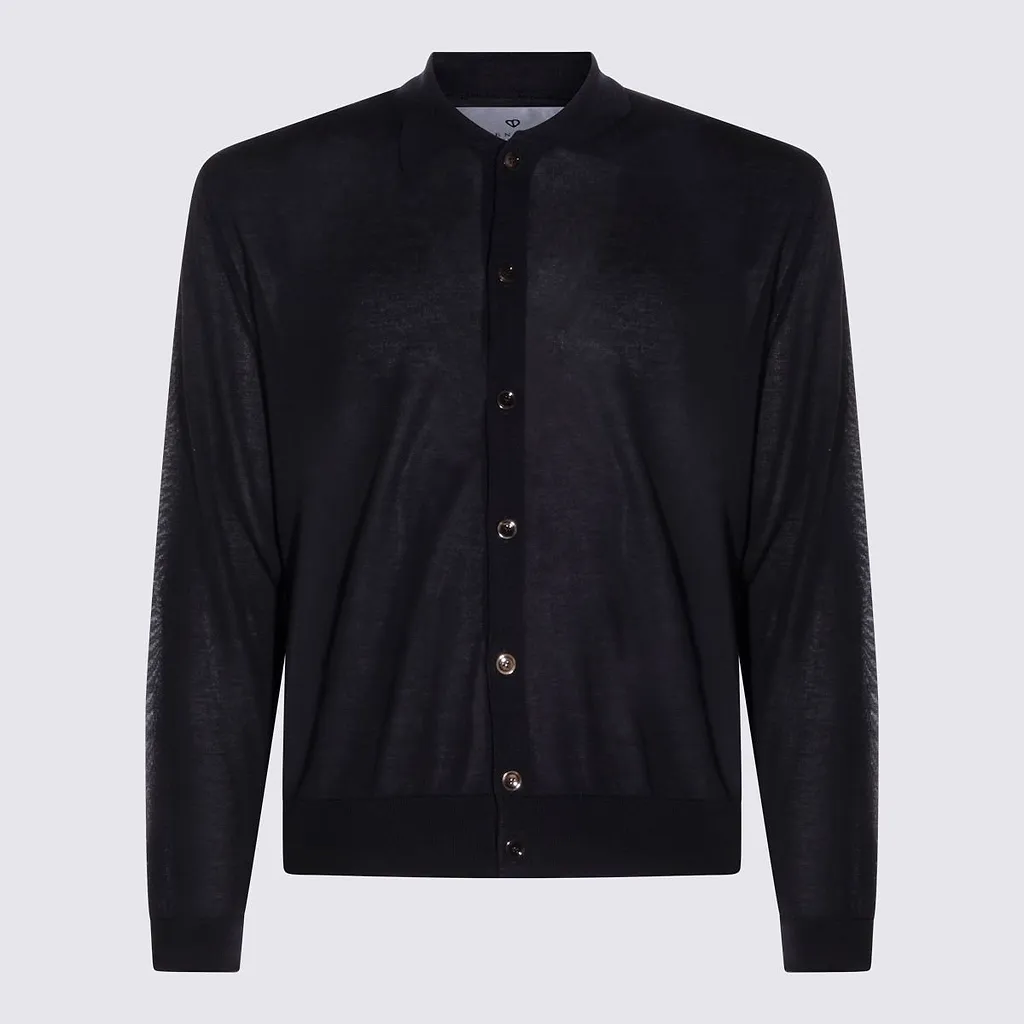 Seven Gauge Button-Up Knit Shirt