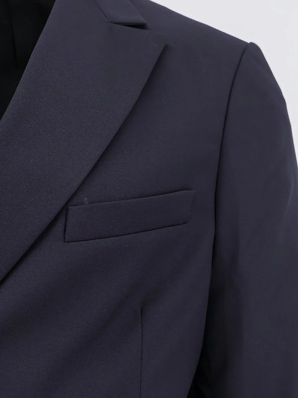 Seven Gauge Double-Breasted Peak-Lapel Blazer