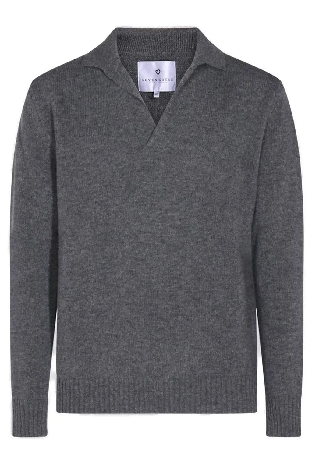 Seven Gauge Long-Sleeved Polo Jumper