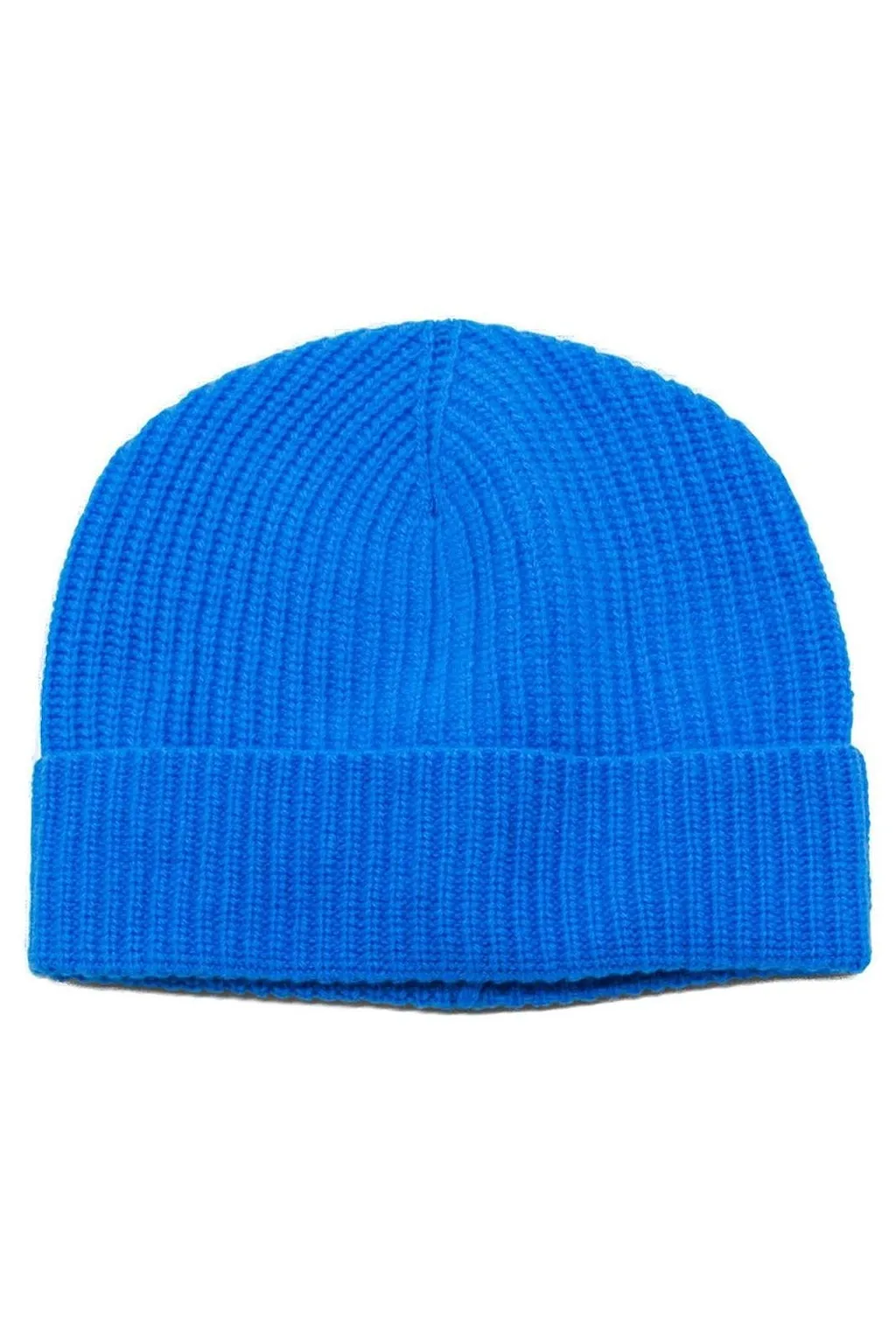 Turn-Up Brim Ribbed Beanie