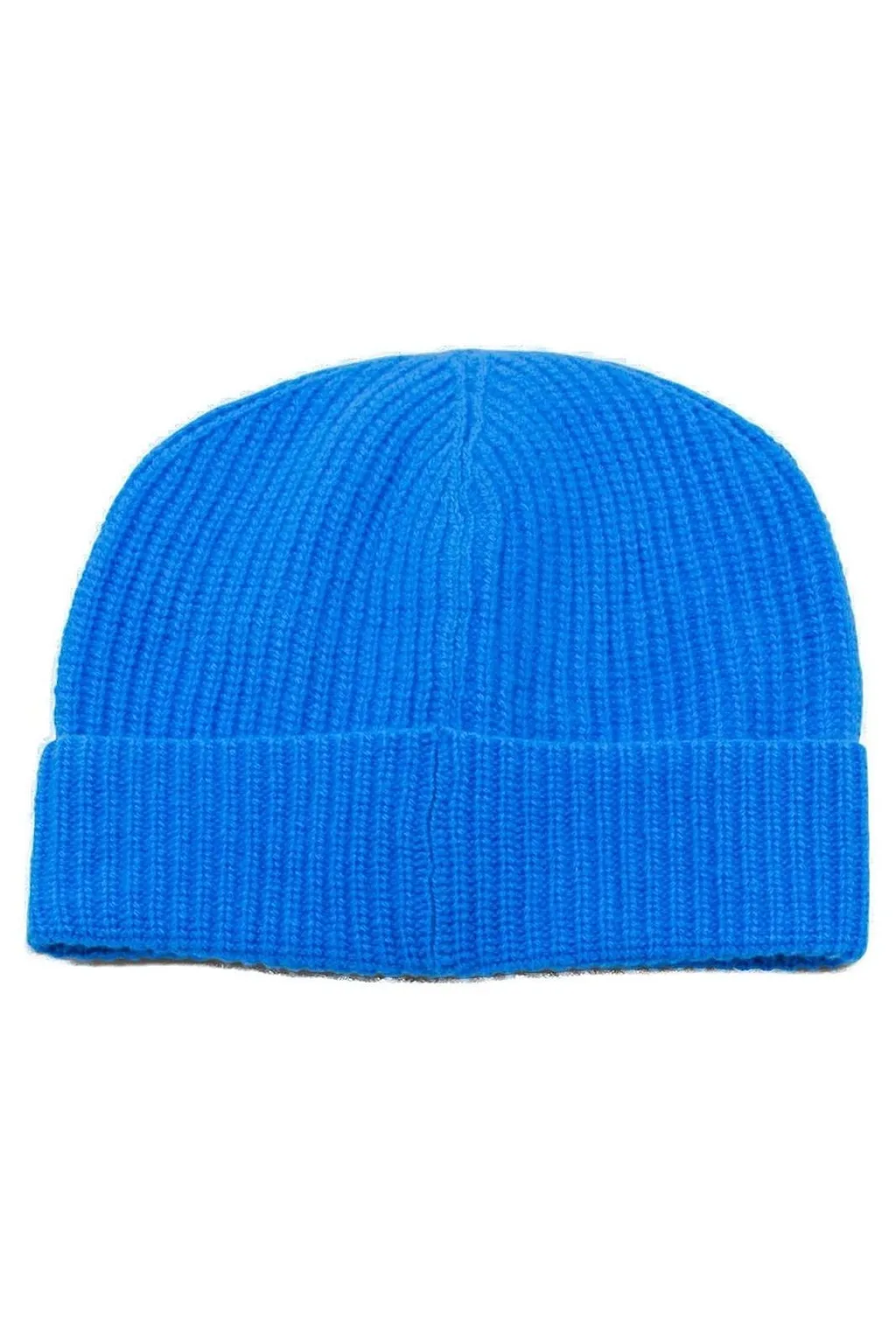 Turn-Up Brim Ribbed Beanie