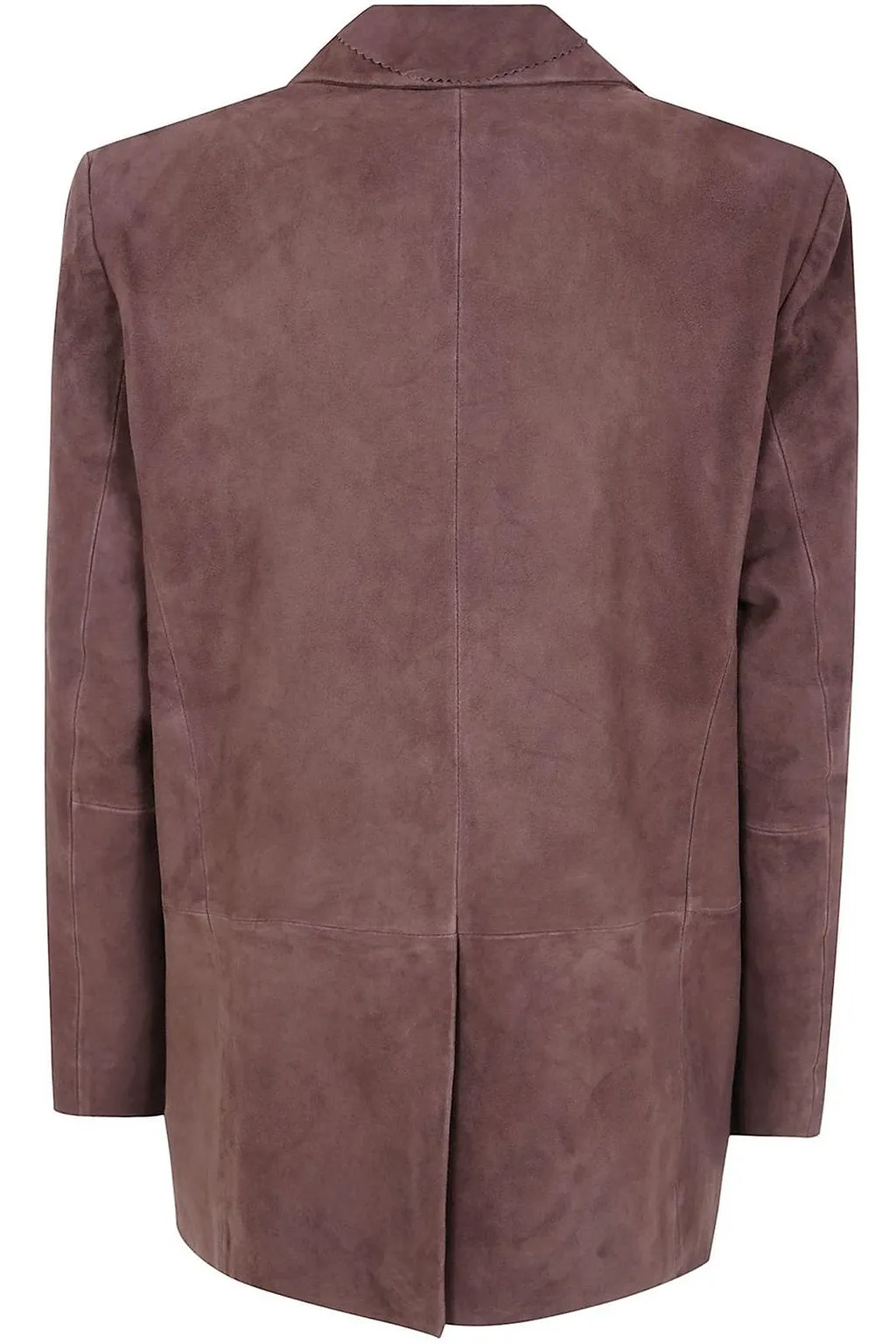 Seventy Single-Breasted Suede Blazer