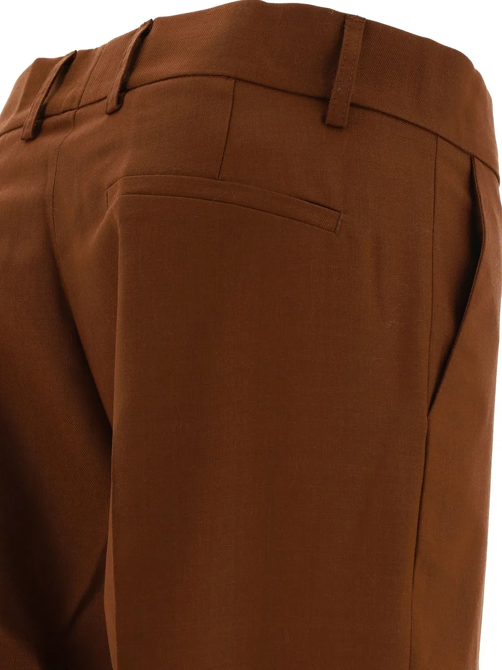 SÉFr Pleated Straight-Leg Trousers