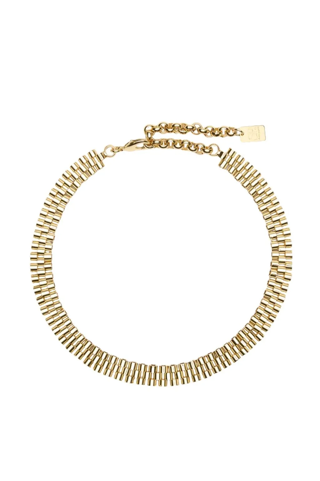 Sharra Pagano One Time Cylindrical Link Necklace