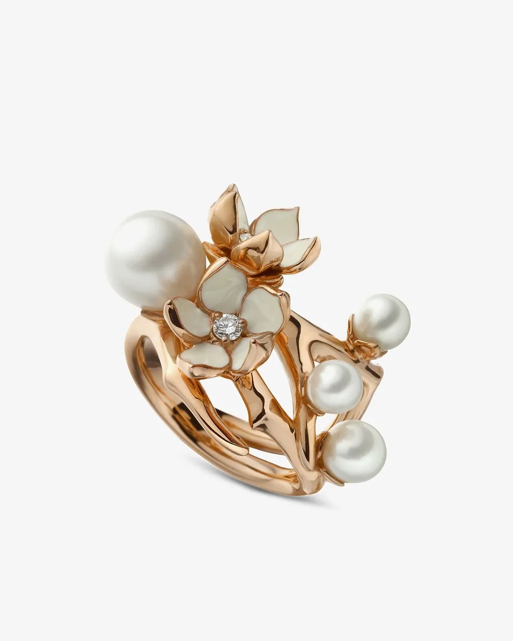 Shaun Leane Cherry Blossom Double Flower Ring