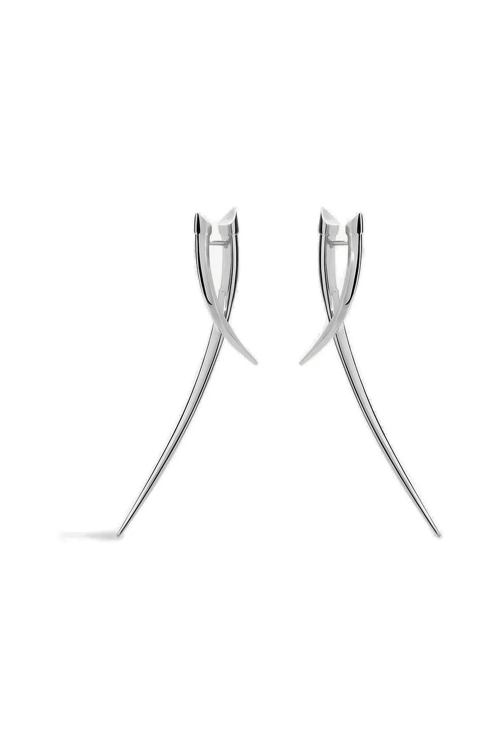 Sabre Statement Crossover Earrings