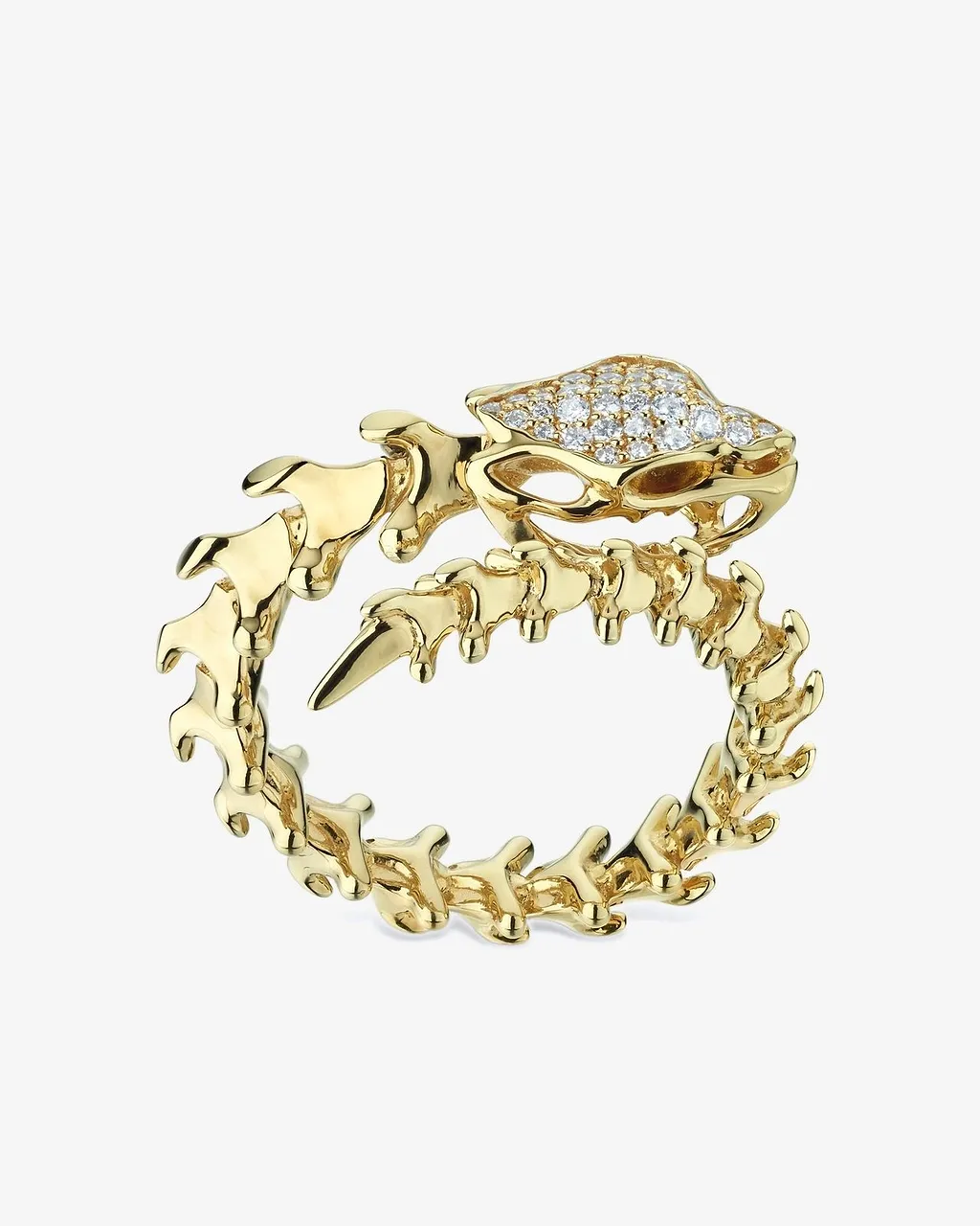 Shaun Leane Serpents Trace Wrap Embellished Ring