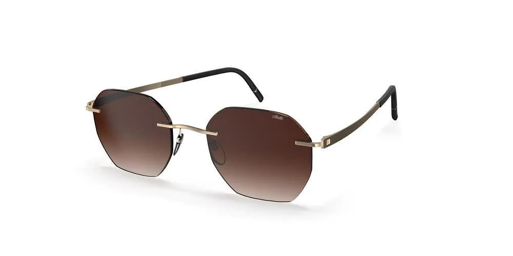 Silhouette Cabrillo Geometric Frame Sunglasses