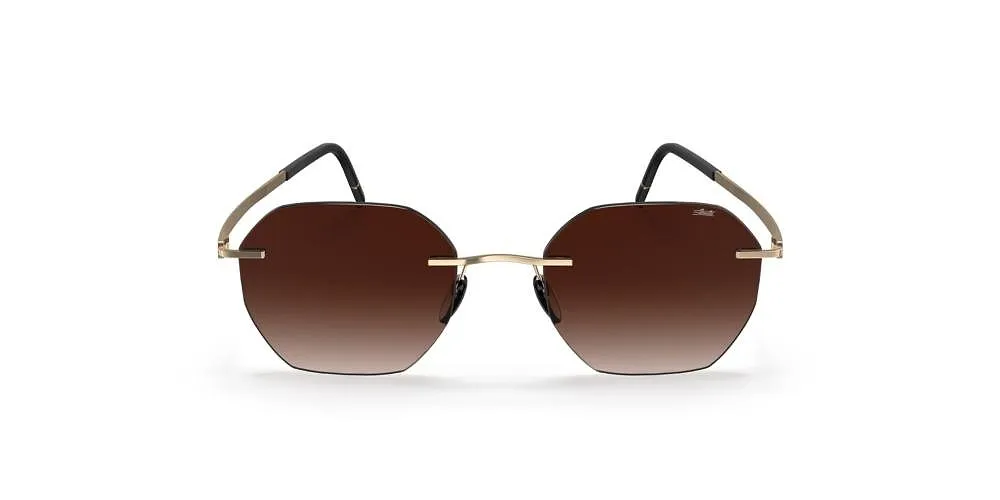Silhouette Cabrillo Geometric Frame Sunglasses