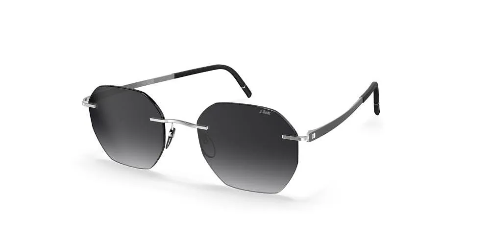 Silhouette Cabrillo Geometric Frame Sunglasses