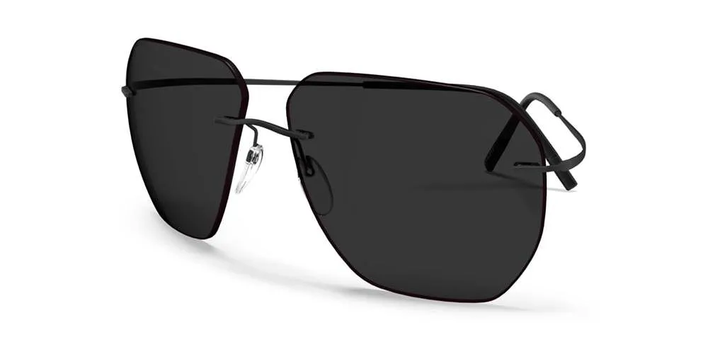 Silhouette Felis Geometric Frame Sunglasses