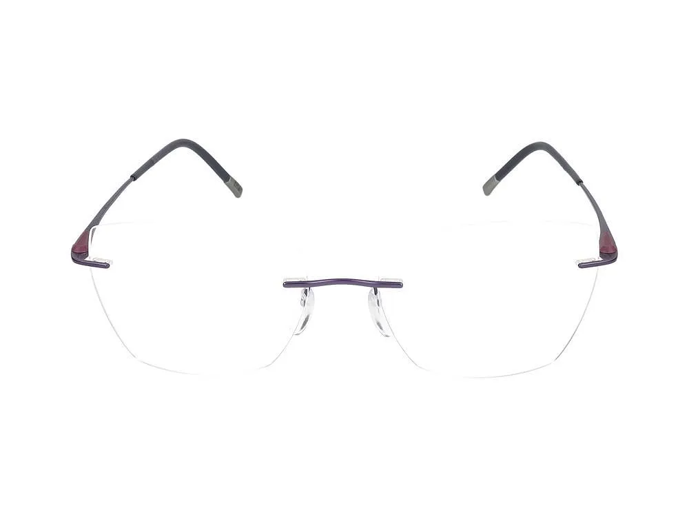 Silhouette Rimless Rectangle Glasses