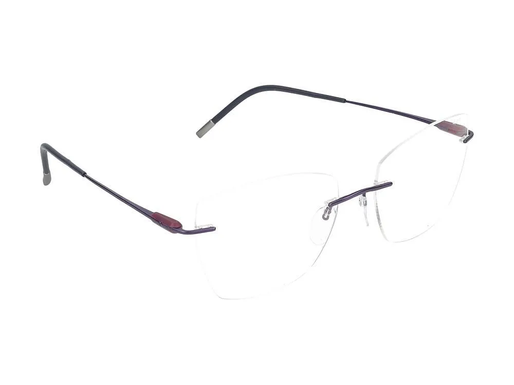 Silhouette Rimless Rectangle Glasses